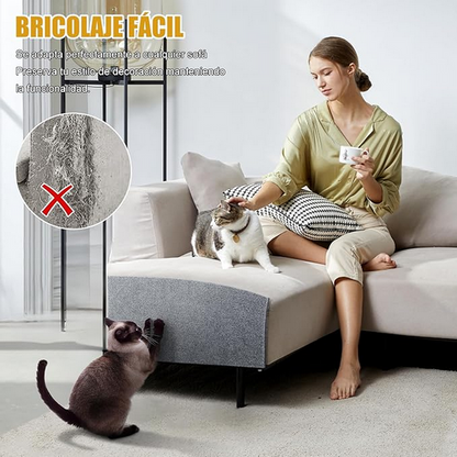 Tapete Rascador para Gatos Premium – Protege Tus Muebles Fácilmente