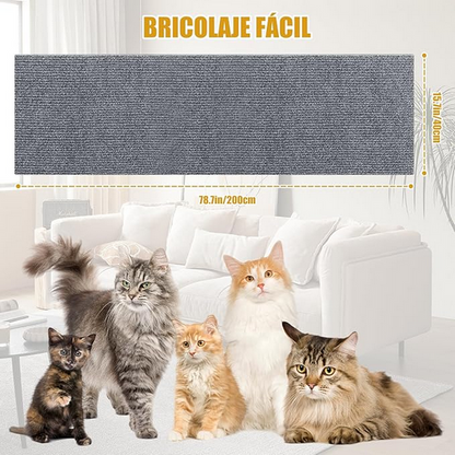 Tapete Rascador para Gatos Premium – Protege Tus Muebles Fácilmente